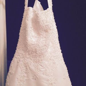 Beaded Wedding Dress and 5 Bridesmaid Dresses!